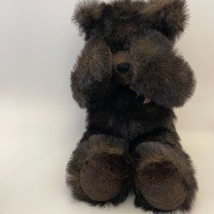 Vintage MANGO Peek-A-Boo Pals Magnetic Teddy Bear Stuffed Animal Plush Toy